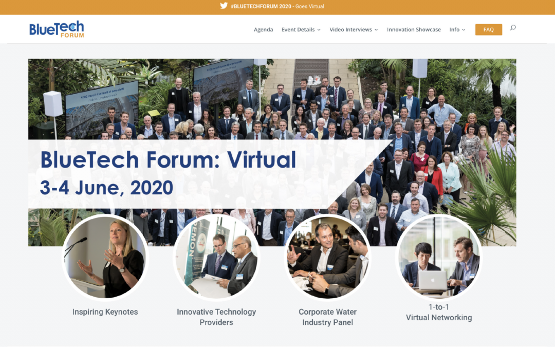 BlueTech forum Covid-19, virtual event